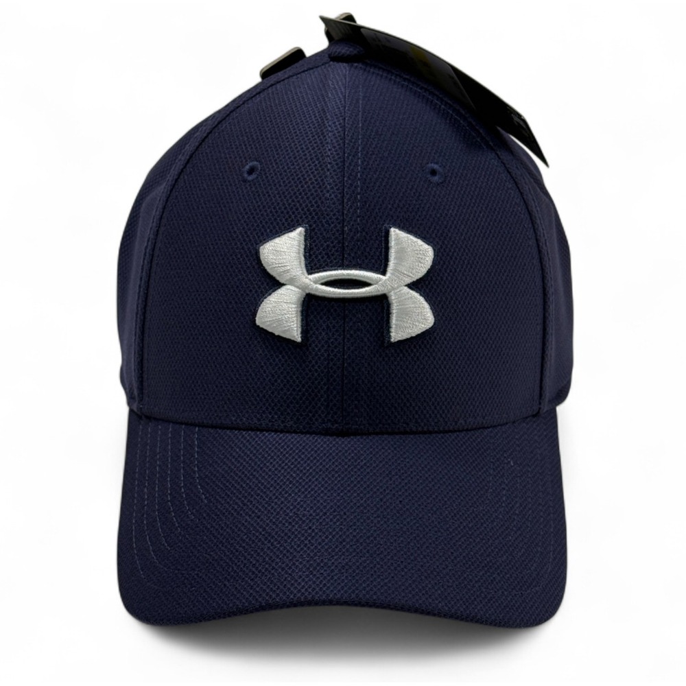 Under Armour UA Blitzing 3.0 Hat Blue Sz M/L NWT Baseball Cap Stretch Running